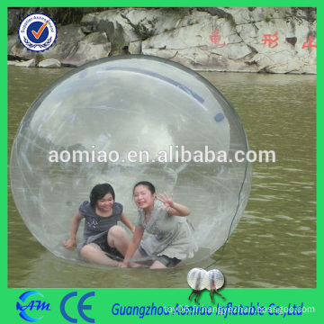 Excitant jeu en plein air balle pédestre en eau, boule de hamster en eau géante de haute qualité